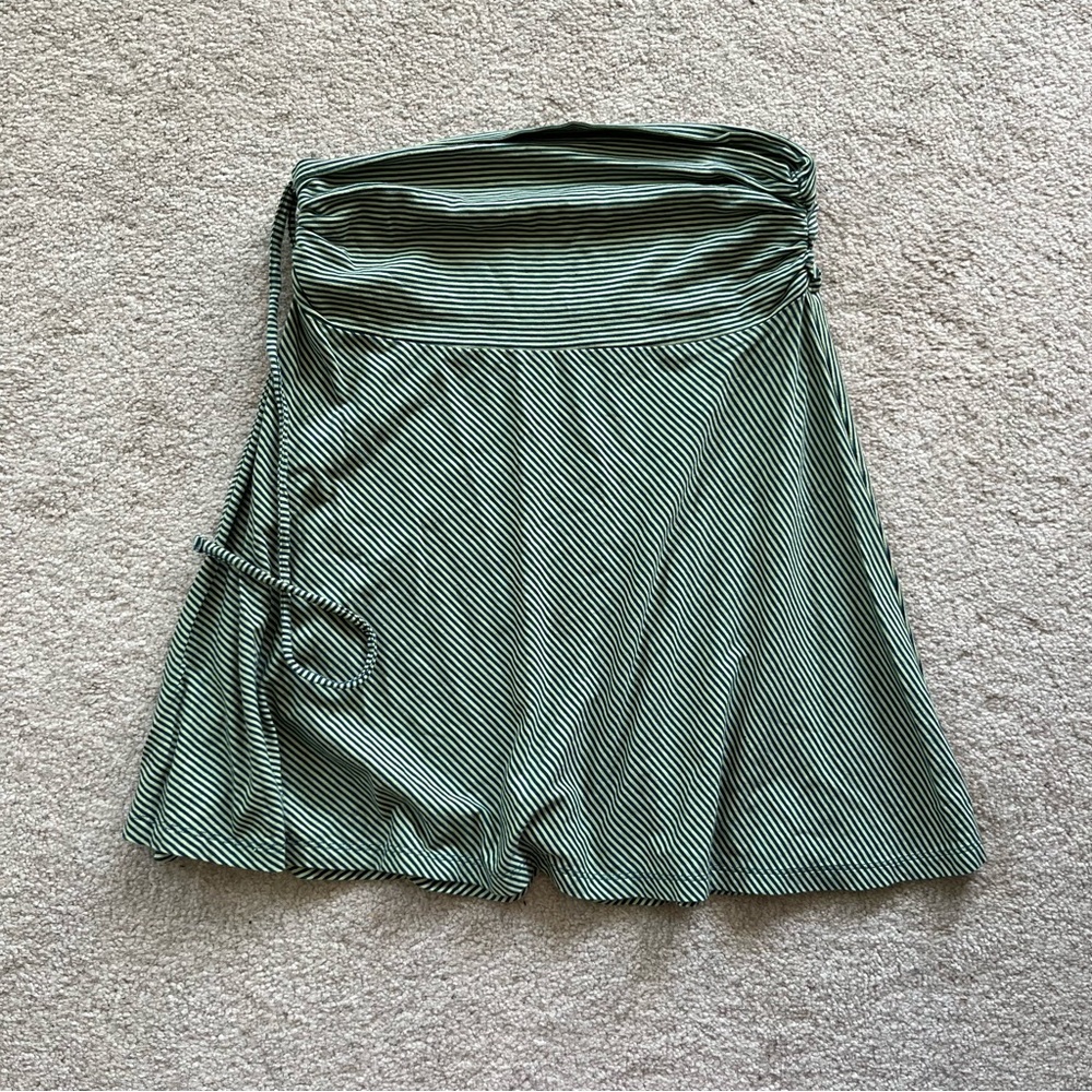 Patagonia Lithia Green Diagonal Striped‎ Skirt